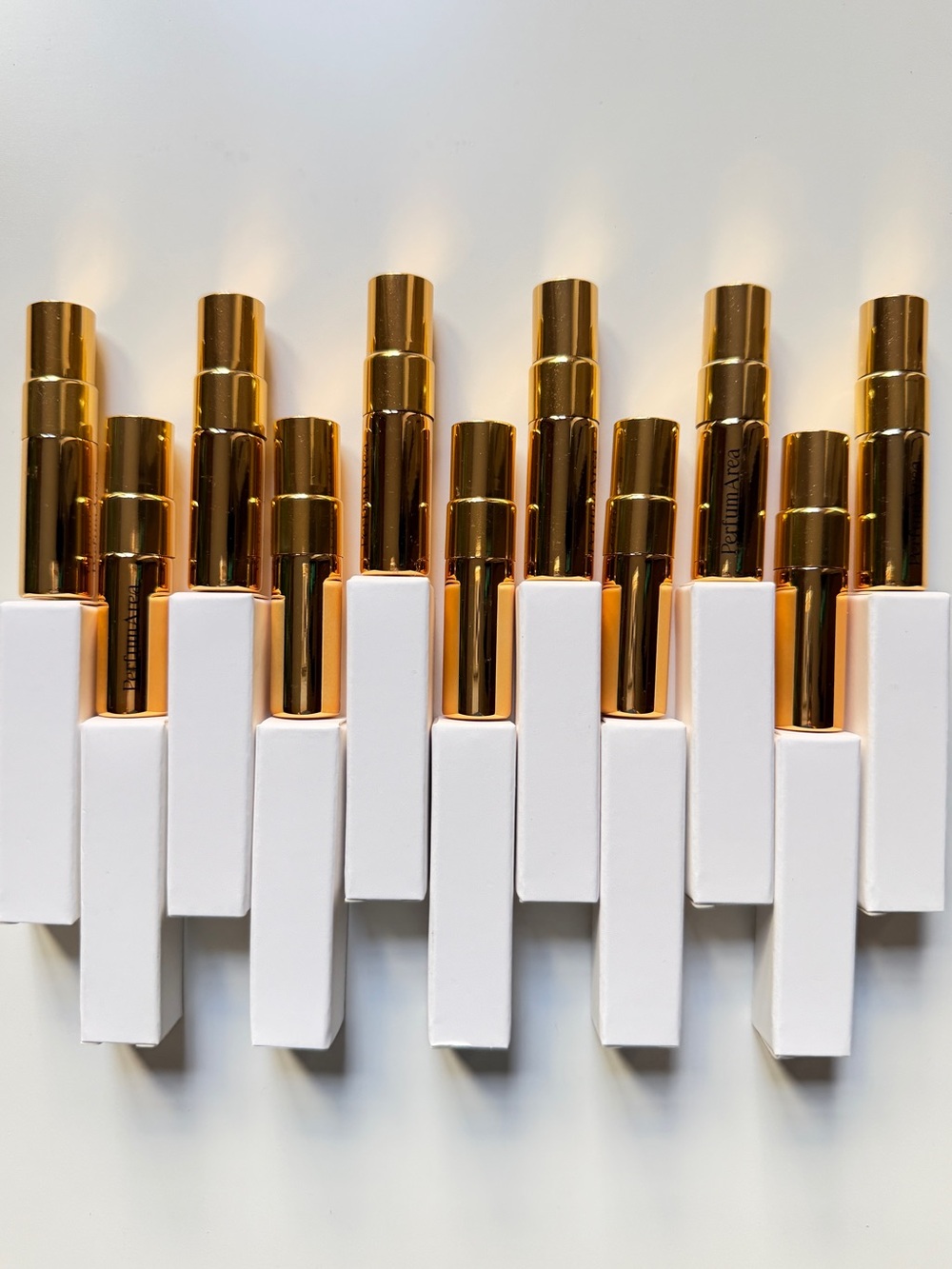 11Empty Gold 3ml/0.1oz
Refillable Perfume
Atomizers Glass Fine
Mist Travel Spray
